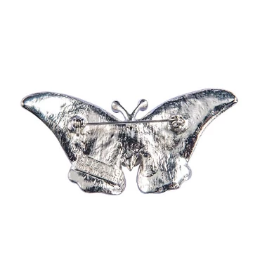 2018 Fashion Winged Butterfly  Crystal Rhinestones Brooch Pin Mulit Color  Brooch for girls or Wemen