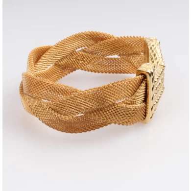 2018 Hot Selling Jewelry  Professional Manufacturer in China Zinc Alloy Gold Artificial Bracelet for Women