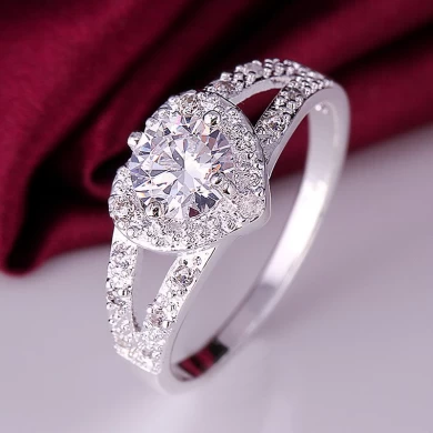 2018 Latest silver ring design for women sterling silver jewelry ring