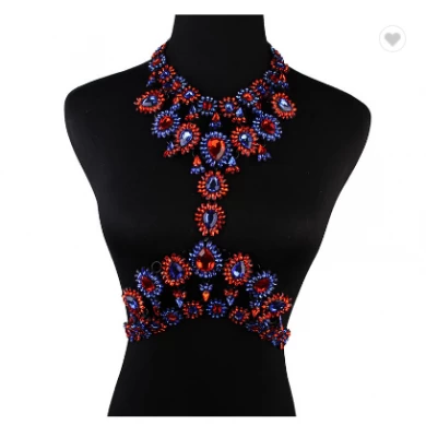 2018 Wholesale Fashion Body Jewelry Choker Statement Necklace For Women Body Waist chains Body Chain