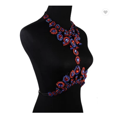 2018 Wholesale Fashion Body Jewelry Choker Statement Necklace For Women Body Waist chains Body Chain