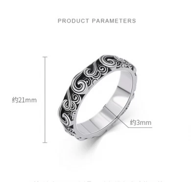 925 Silver Woman Men Ring Supplier in China