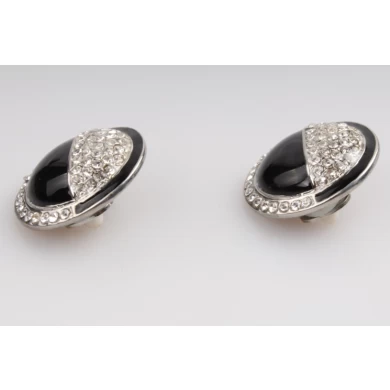 Bling Bling Rhinestones Crystal Fireball Disco Ball Ball Stud Earrings Stainless Steel Bead Earrings