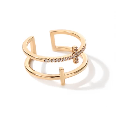 Cheap price and high quality zinc alloy ring for woman