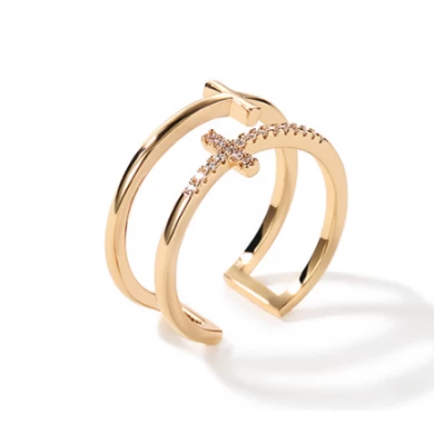 Cheap price and high quality zinc alloy ring for woman