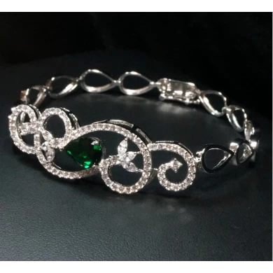 China fashion costume diamond cubic zirconia jewelry set manufacturer in China