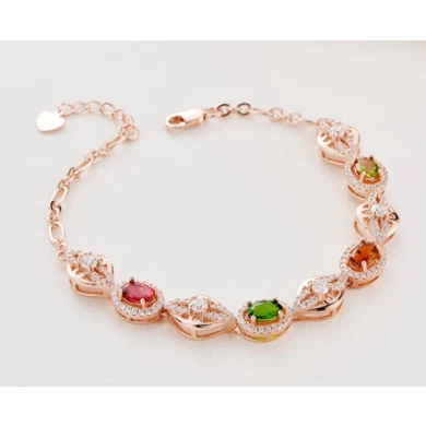 Custom Natural Crystal Gemstone Bracelet Bangle Manufacturer China