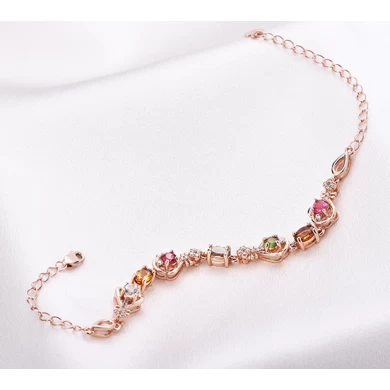 Custom Natural Crystal Gemstone Bracelet Bangle Manufacturer China