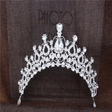 Europa y los Estados Unidos nueva joyería nupcial de lujo rhinestone corona accesorios para el cabello