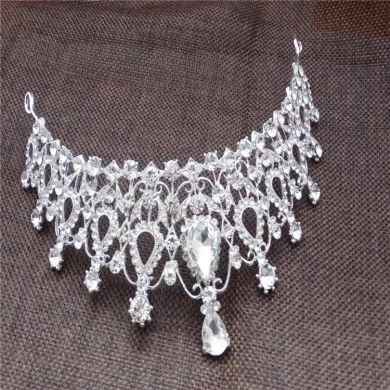 Europa y los Estados Unidos nueva joyería nupcial de lujo rhinestone corona accesorios para el cabello