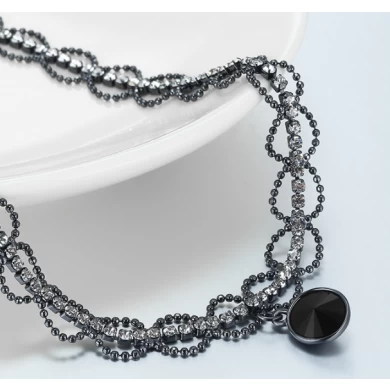 Factory Price Minimum Order Quantity Black Choker Necklace Manufacturer in China