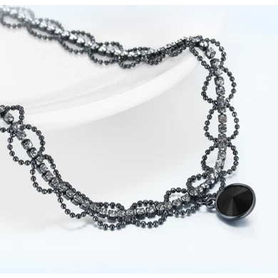 Factory Price Minimum Order Quantity Black Choker Necklace Manufacturer in China