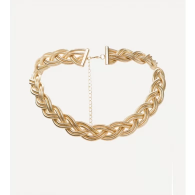 Fashion Accessoires Halskette Kette Persönlichkeit Simple Snake Kette Woven Necklace
