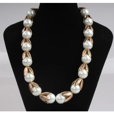 Fashion Jewellery Women Jewelry  Pearl Zinc Alloy Bead Necklace for  Birthday Anniversary Gifts