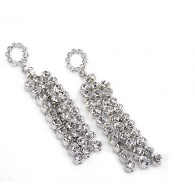 Fashion Jewelry Alloy Silver Plated Long Drop Earring Women Accessories 2018 wholesale Hot selling items