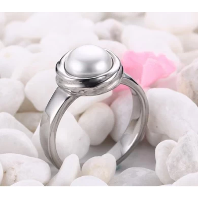 Fashion Jewelry Female Pearl Ring Manufacturer China