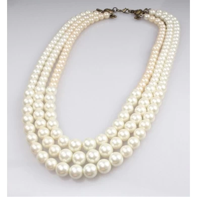 Fashion Latest Desig Pearl Necklace High Quality Strand  Birthday Anniversary Gifts for Women Mom Wife