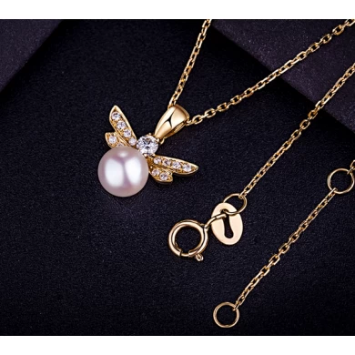 Fashion design 925 Sterling Silver pendant necklace pearl jewelry wholesale in China