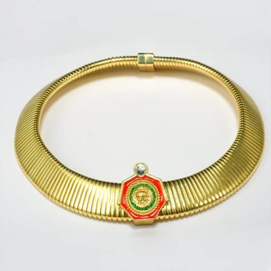 Fashion elastische Gänse Roar Kette Halskette mit verstellbaren Metall-Legierung Accessoires Schmuck Hersteller
