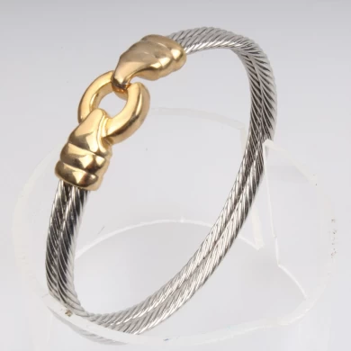 مطلية بالذهب الإسورة امرأة مجوهرات سوار مفتوح الإسورة للنساء Rhodium18K مطلية بالذهب خاص الكلاسيكية الإسورة oem سوار المورد الصين