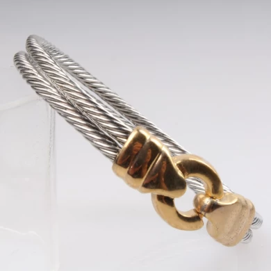 Goldüberzogenes Armband-Frauen-Schmucksache-Armband-geöffnetes Armband für Frauen Rhodium18K Gold überzogenes spezielles klassisches Armband-oem-Armbandlieferantporzellan