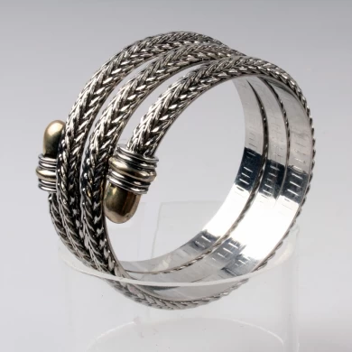Gute Qualität Großhandels erschwingliches Frauen-Armband Rhodium überzogene spezielle Metallketten-Armband-Art und Weisearmband USA