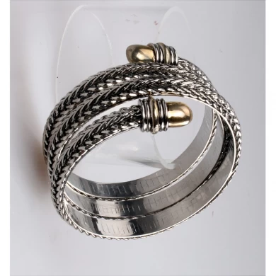 Gute Qualität Großhandels erschwingliches Frauen-Armband Rhodium überzogene spezielle Metallketten-Armband-Art und Weisearmband USA