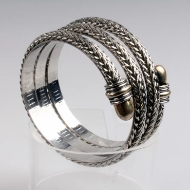 Gute Qualität Großhandels erschwingliches Frauen-Armband Rhodium überzogene spezielle Metallketten-Armband-Art und Weisearmband USA
