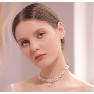 High Quality Supplier Artificial Pearls Short Necklace Manufacturer in China