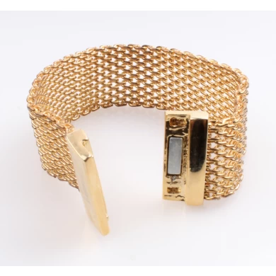 Hot Fashion Alloy Wide Bracelets Jewelry Innovative Jewelry Chinese Open for Women Gift