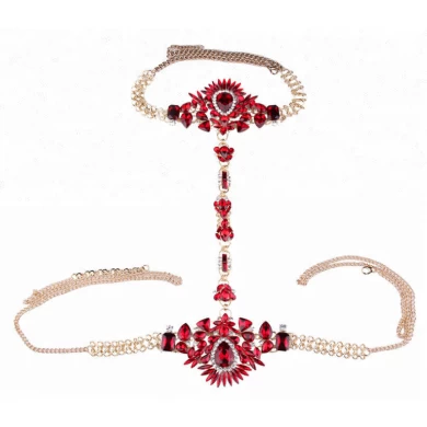 Hot Sale Rhinestone Bikini Sexy Body Chain/ Body Jewelry
