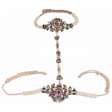 Hot Sale Rhinestone Bikini Sexy Body Chain/ Body Jewelry