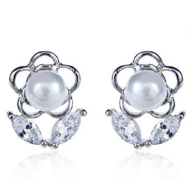 Hot sale stud earrings nice silver jewelry 925 sterling earrings Supplier China