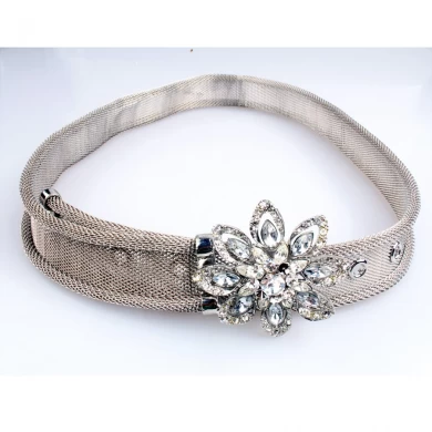Traje de moda cinturón de metal proveedor de metal de oro cinturones decorativos anchos para las mujeres de moda amplia correa de metal de África joyería