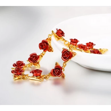 Jewelry Personalized Bracelet Copper Jewelry Dozen Rose Bracelet for Woman