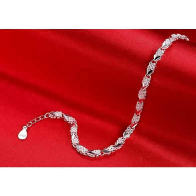 Jewelry cz sterling siver bracelet bangle for beautiful girl