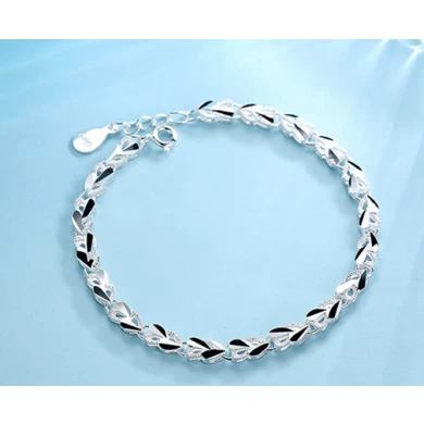 Jewelry cz sterling siver bracelet bangle for beautiful girl