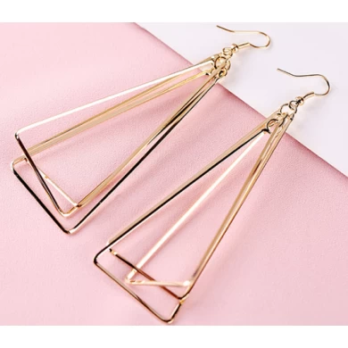 Korean Style Geometric Stainless Steel Earrings Manufacturer from China