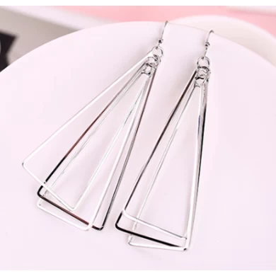 Korean Style Geometric Stainless Steel Earrings Manufacturer from China