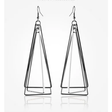 Korean Style Geometric Stainless Steel Earrings Manufacturer from China
