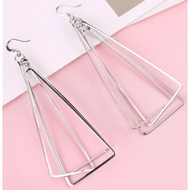 Korean Style Geometric Stainless Steel Earrings Manufacturer from China
