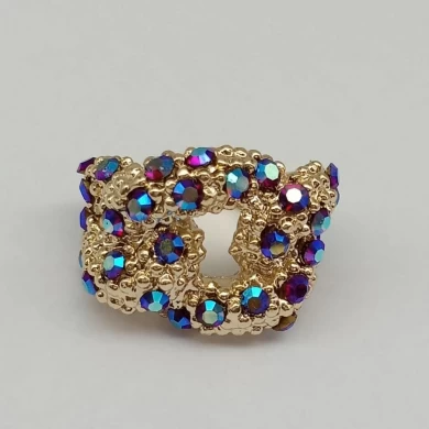 Latest gold Fashion jewelry Women Lady's Big gold rings Engagement ring Birthday Anniversary Gifts for Women Mom Wife