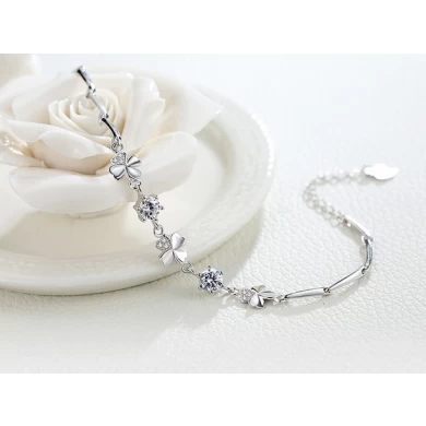 Low MOQ Woman 925 Silver Gemstone Bracelet Supplier from China