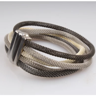 Manufacturer Wholesale Bracelet World  Alloy Multilayer Leather Bracelet for Men as Gift
