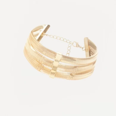 New Arrival Europe And America Trend Fashion Artificial new design fashion snake chain necklaces choker Wholesale for women