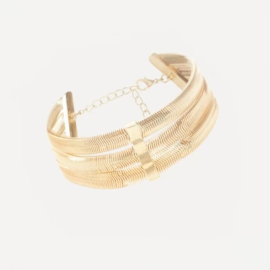 Neu Ankunft Europa und Amerika Trend Fashion künstliche neue Design fashion Snake Kette Ketten Choker Großhandel für Frauen