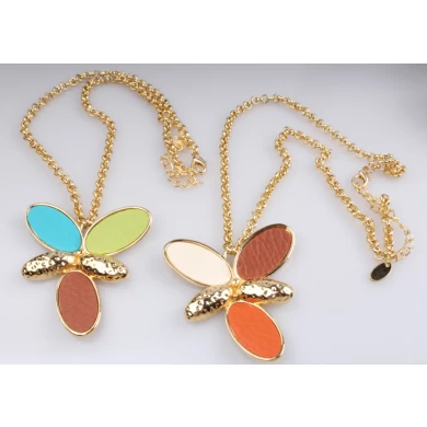 New Design Alloy  Pendant Necklace Butterfly Style with Good Quality  Necklace for Girls