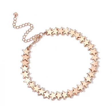 Personalized Eco Friendly Zinc Alloy Star Short Necklace Manufacturer in China