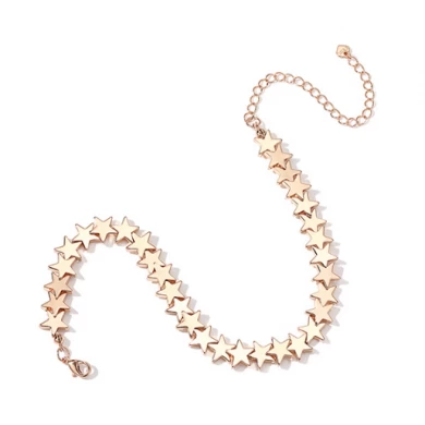 Personalized Eco Friendly Zinc Alloy Star Short Necklace Manufacturer in China