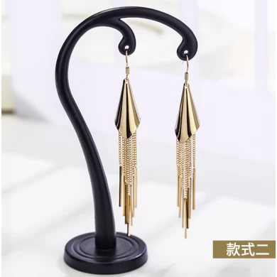 Professional High Polish 18K Gold Plating Long Tassels Earrings Manufacturer in China